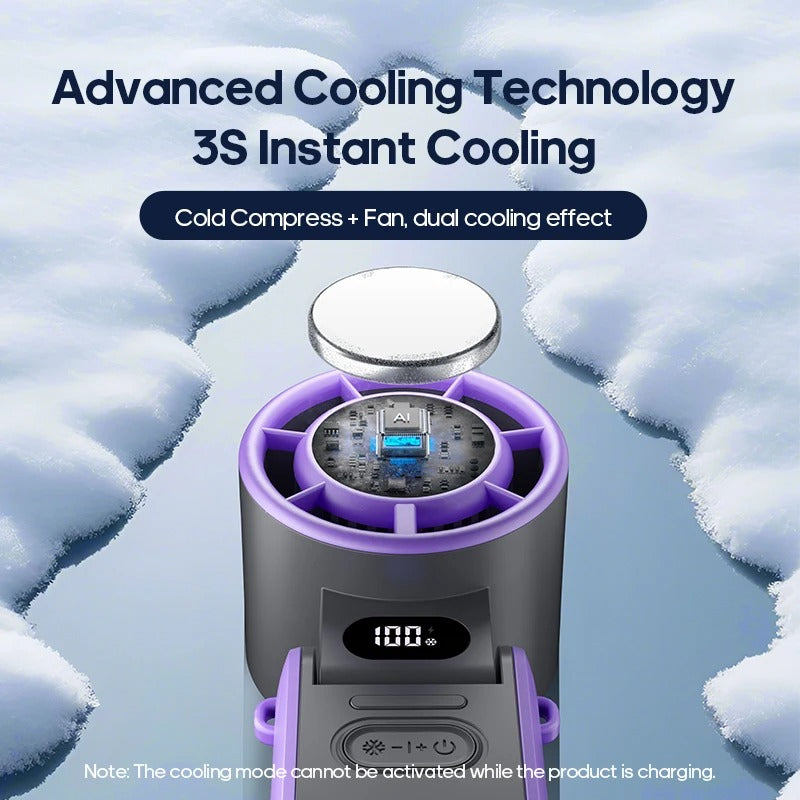 Ventilateur Portable Pliable à Main pour Extérieur