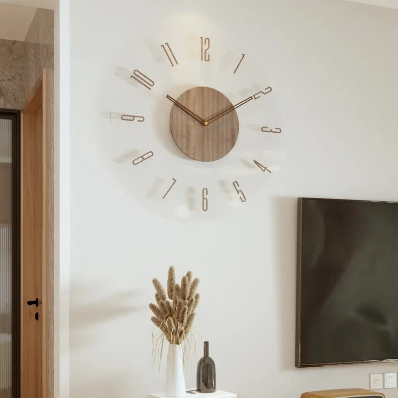 LuxuraTime Horloge Élégant | Horloge intemporelle et stylée pour tout intérieur