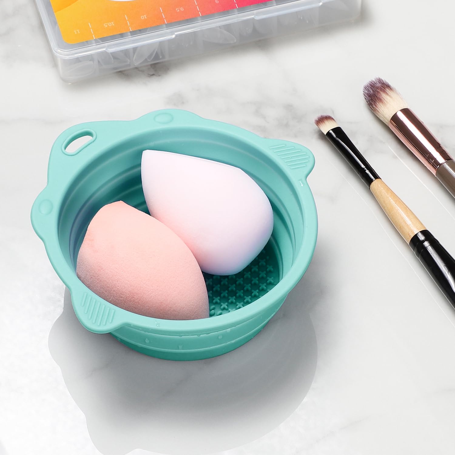 Bol de Nettoyage en Silicone Pliable