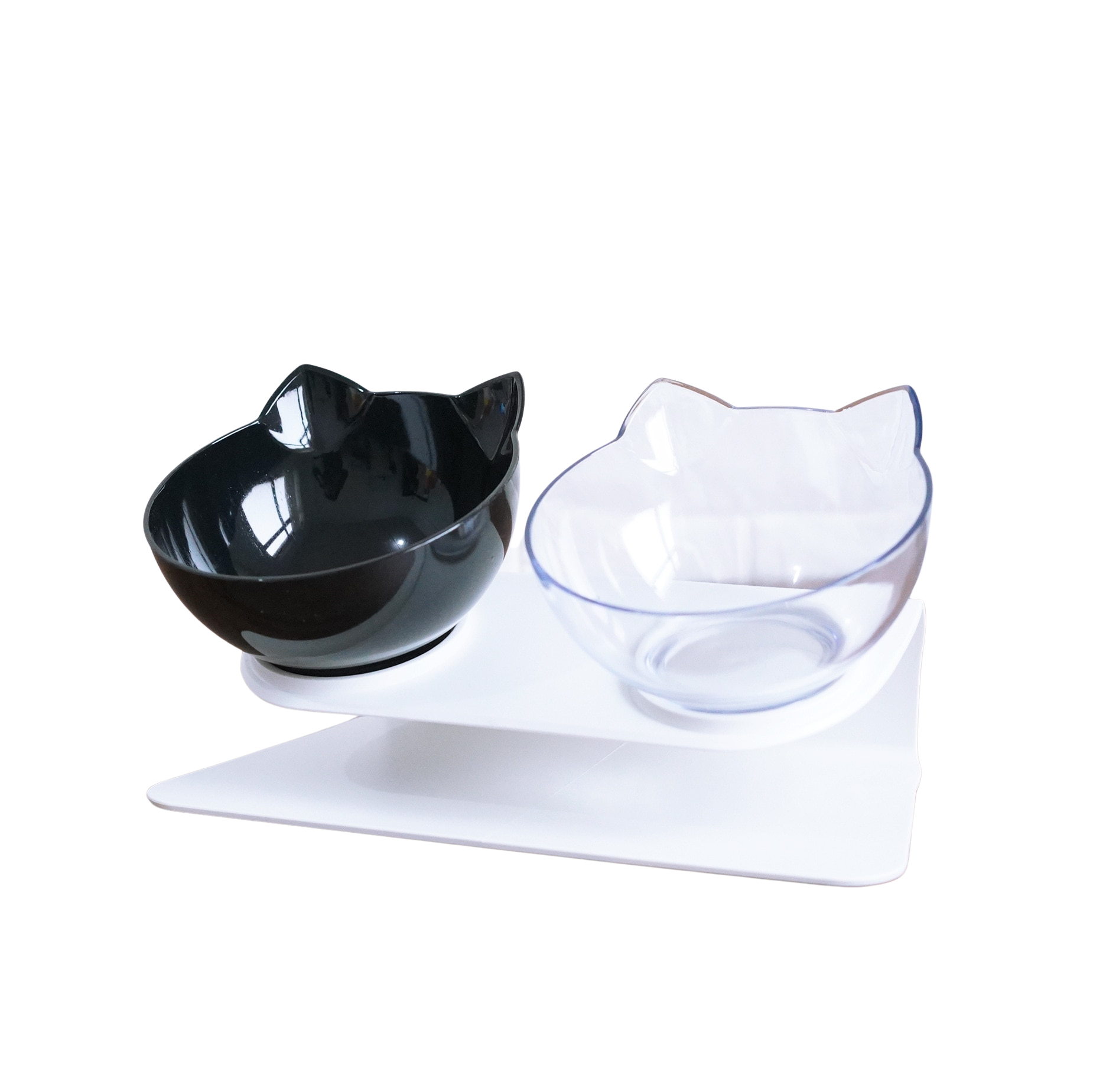 Comfort Paws nourrisseur | Bac à litière surélevé et élégant Il offre un design surélevé et épuré pour les repas quotidiens de votre chat.