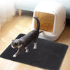 Tapis de collecte des déchets | Garde les sols propres et exempts de litière renversée Brève description : Capture efficacement la litière du chat grâce à une conception à double couche.