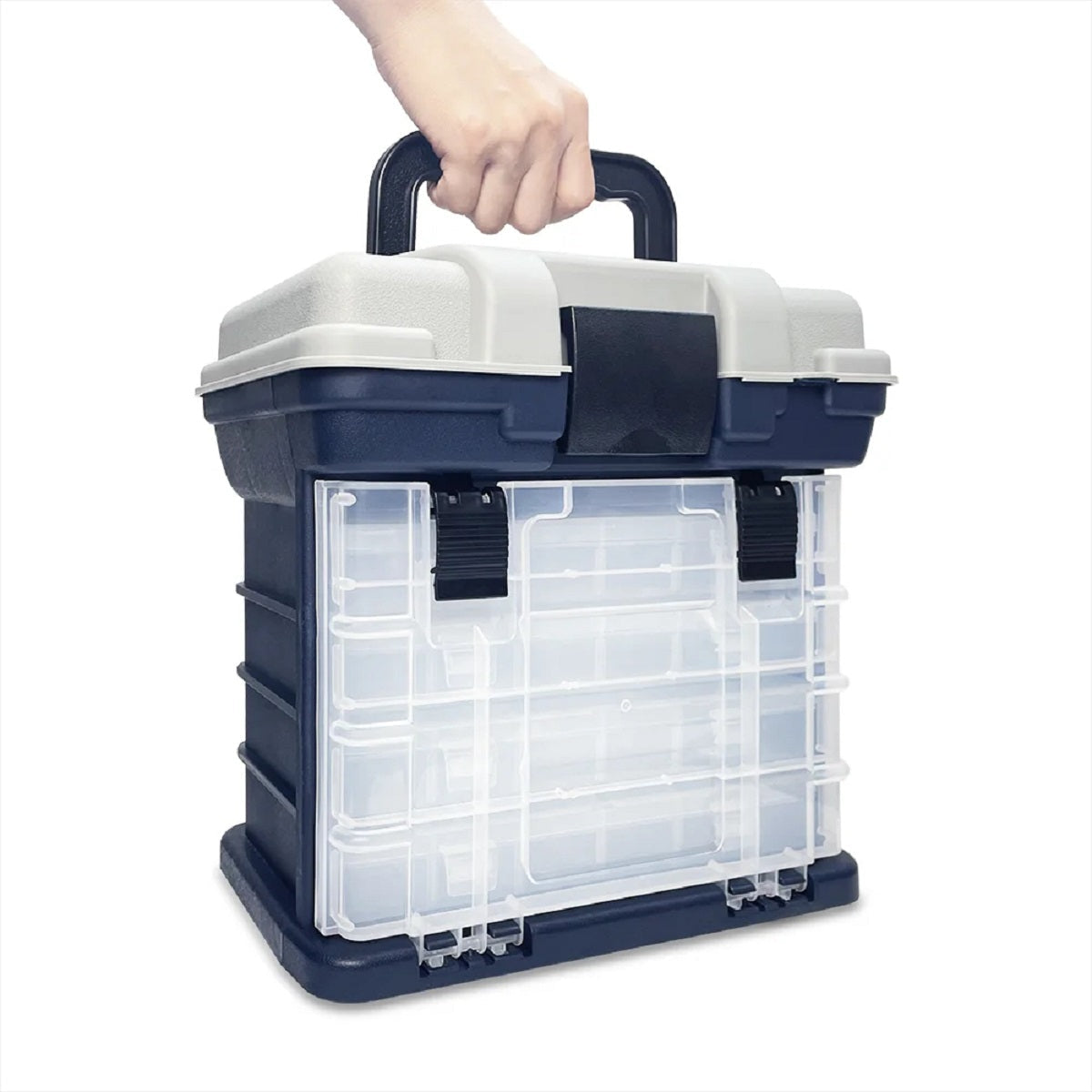 Boîte à pêche portable à 5 niveaux – Rangement multifonctionnel pour appâts et outils