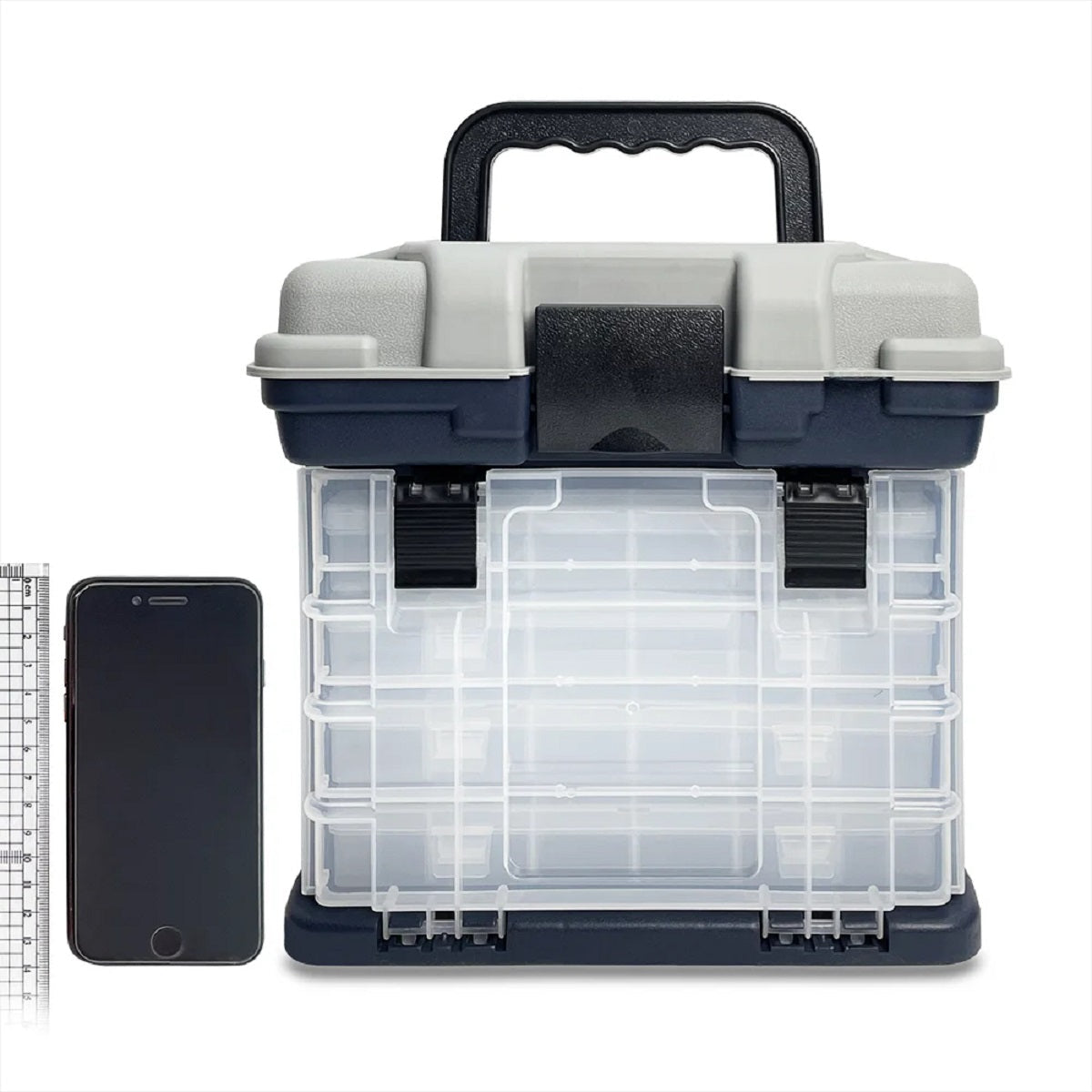 Boîte à pêche portable à 5 niveaux – Rangement multifonctionnel pour appâts et outils