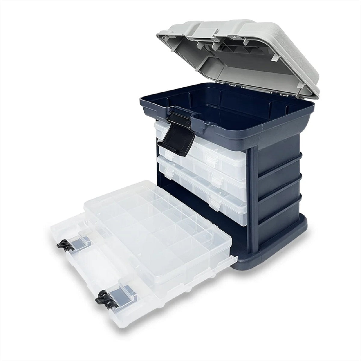 Boîte à pêche portable à 5 niveaux – Rangement multifonctionnel pour appâts et outils