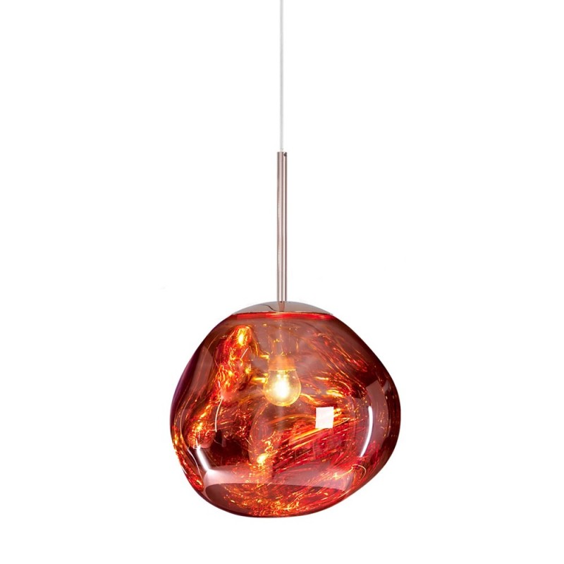 Suspension Melt - Lampe en Verre Moderne pour Îlot de Cuisine et Salle à Manger