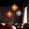 Suspension Melt - Lampe en Verre Moderne pour Îlot de Cuisine et Salle à Manger