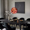 Suspension Melt - Lampe en Verre Moderne pour Îlot de Cuisine et Salle à Manger