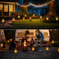 Menno | Lampes de jardin solaires avec effet flamme
