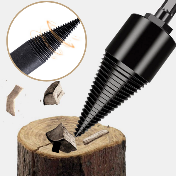 SplitKing Fendeur de Bois | Outils de Jardin | Coin fendeur efficace pour bois de chauffage et troncs d'arbres