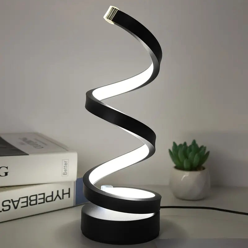 TwistLight - Lampe de Table LED Moderne Design Spirale