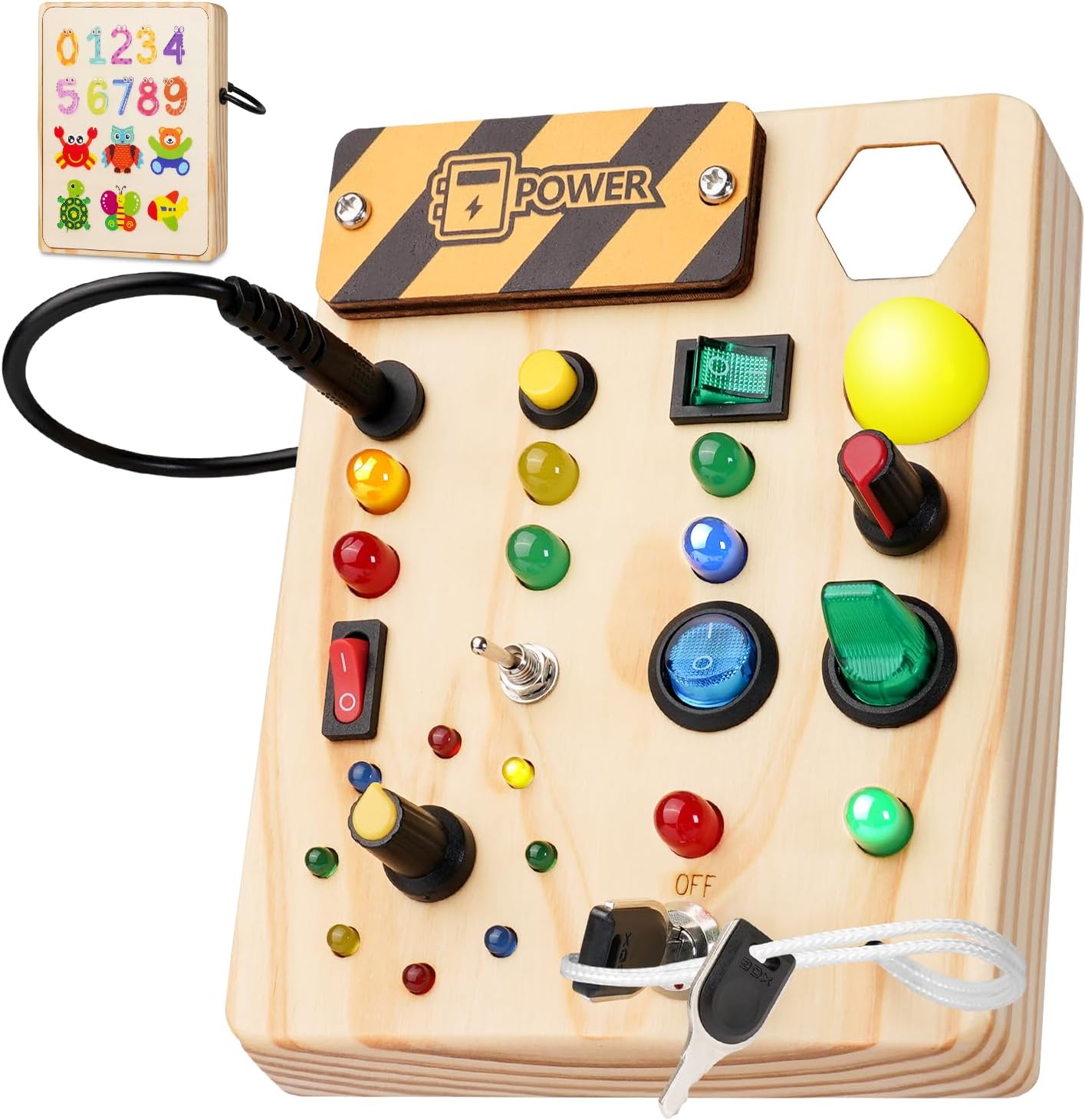 Tableau d'Activités Montessori pour Tout-Petits - Lumières Créatives