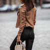 Veste en Cuir Court pour Femmes avec Zip - Noa