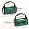 10000mAh Noodradio | Énergie Solaire & Dynamo Manuelle | AM/FM | Alarme SOS