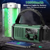 10000mAh Noodradio | Énergie Solaire & Dynamo Manuelle | AM/FM | Alarme SOS