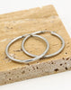 BOUCLES D'OREILLES AVEC UN DIAMÈTRE DE 40 MM