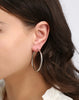 BOUCLES D'OREILLES AVEC UN DIAMÈTRE DE 40 MM