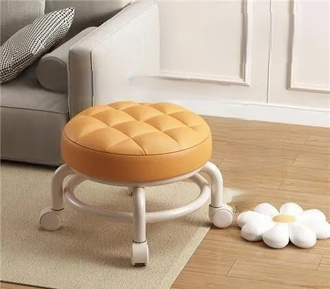 Tabouret Bas Roulant Multi-Fonctionnel – Siège Universel avec Roues pour Changer de Chaussures et Plus