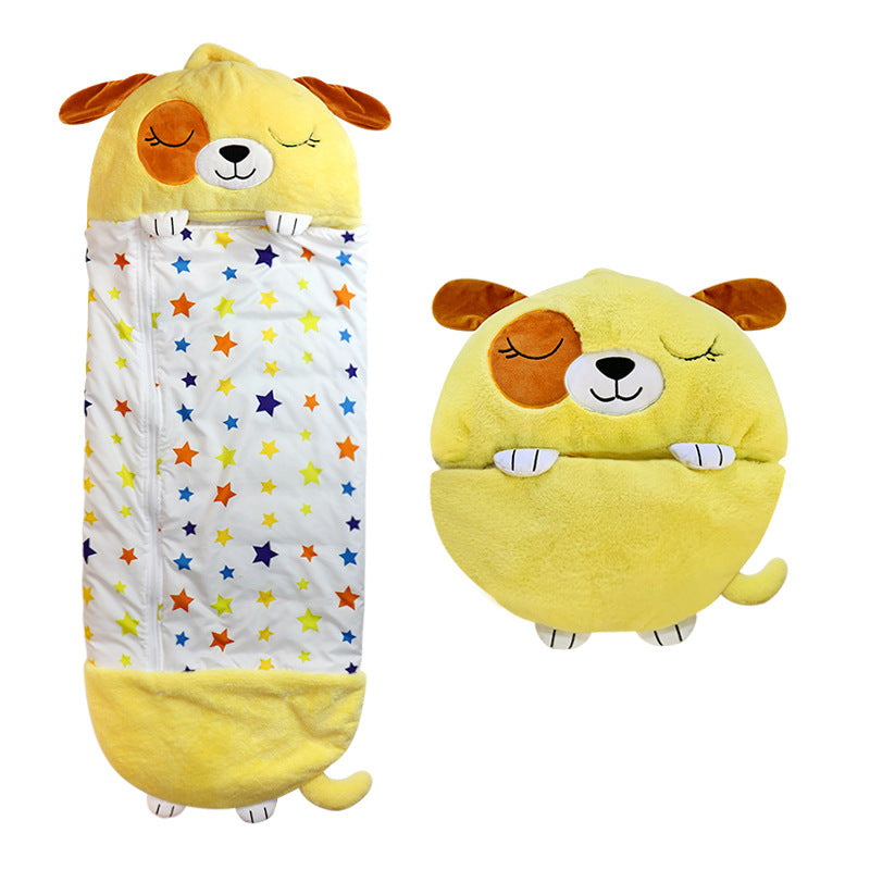 Sac de couchage SnuggleBuddy Premium pour enfants | Sac de couchage et peluche en un pour des nuits chaudes et sûres