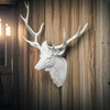 MysticHorn™ | Décor mural tête de cerf majestueux | Design de bois de cerf rustique pour la décoration de maison de chalet et de lodge