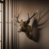 MysticHorn™ | Décor mural tête de cerf majestueux | Design de bois de cerf rustique pour la décoration de maison de chalet et de lodge