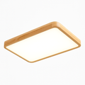 Plafonnier en bois à LED (plusieurs formes)