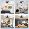Ventilateur de Plafond Intelligent Oberlicht – Lumière LED & Télécommande pour un Confort Moderne