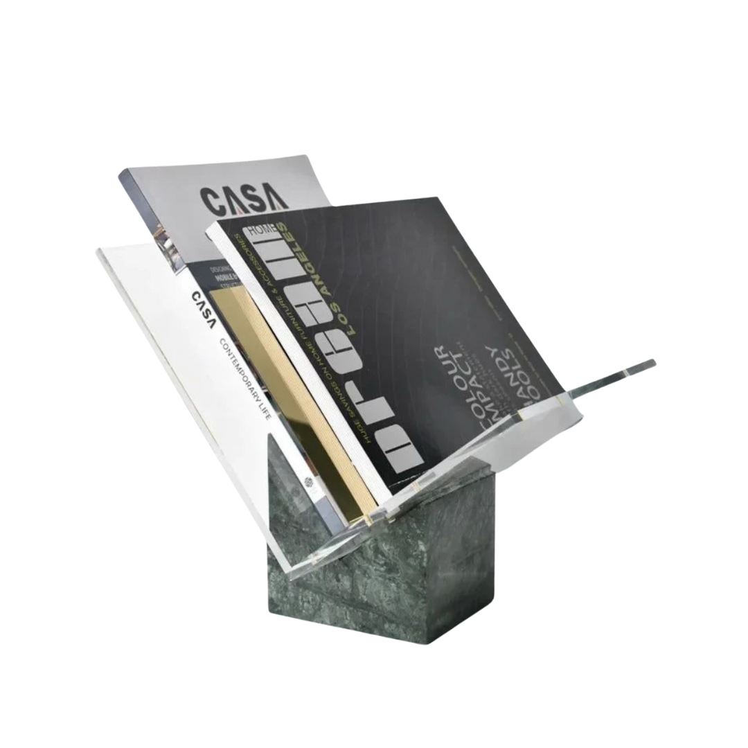 Support de livres en marbre