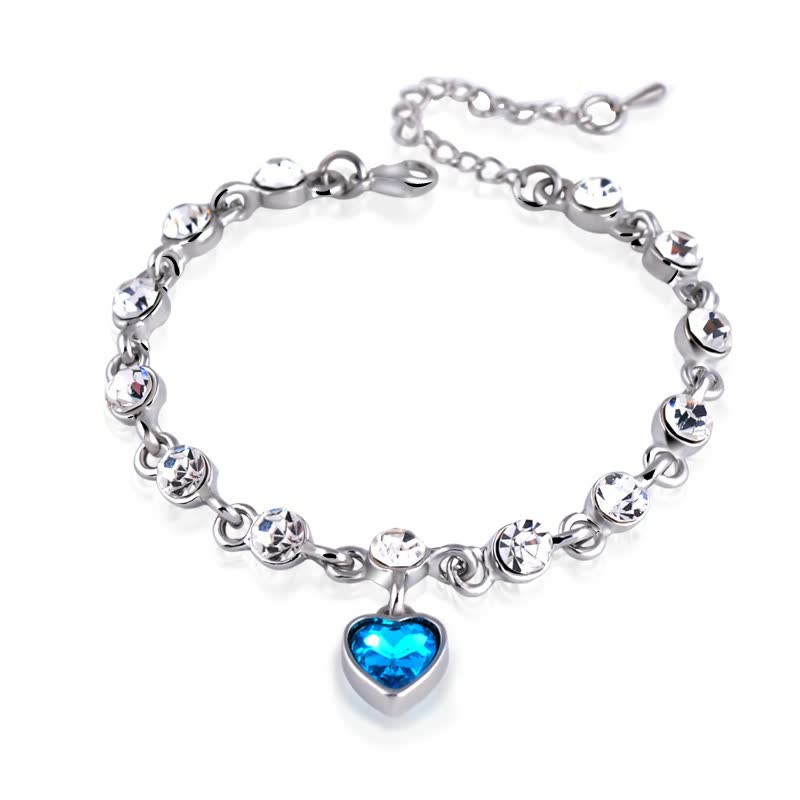 BlueBracelet : Bracelet avec pierre bleue pour femmes