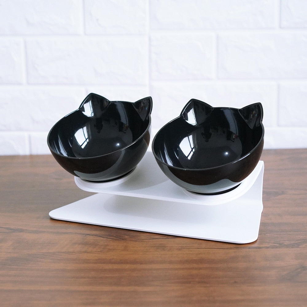 Comfort Paws nourrisseur | Bac à litière surélevé et élégant Il offre un design surélevé et épuré pour les repas quotidiens de votre chat.