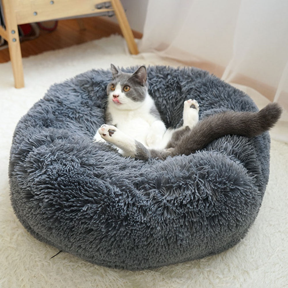 Snuggle Purr Comfort Bed | Conception en peluche pour un lieu de repos confortable et sûr