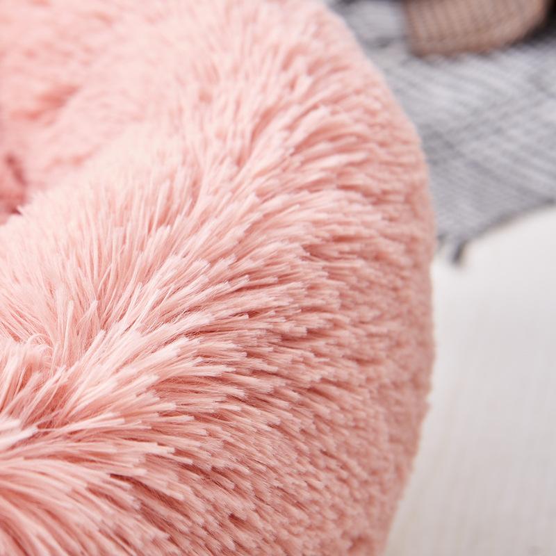 PurrElegance Luxe Donut Lit pour Chats et Chiens | Un endroit doux et élégant pour le repos de vos animaux