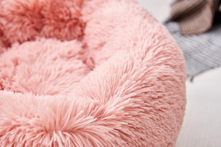 PurrElegance Luxe Donut Lit pour Chats et Chiens | Un endroit doux et élégant pour le repos de vos animaux