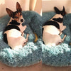 PurrElegance Luxe Donut Lit pour Chats et Chiens | Un endroit doux et élégant pour le repos de vos animaux
