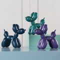 Sculpture de Chien Ballon Artisano Luxe | Œuvre d'art en résine faite à la main qui ajoute une touche ludique à tout décor de luxe