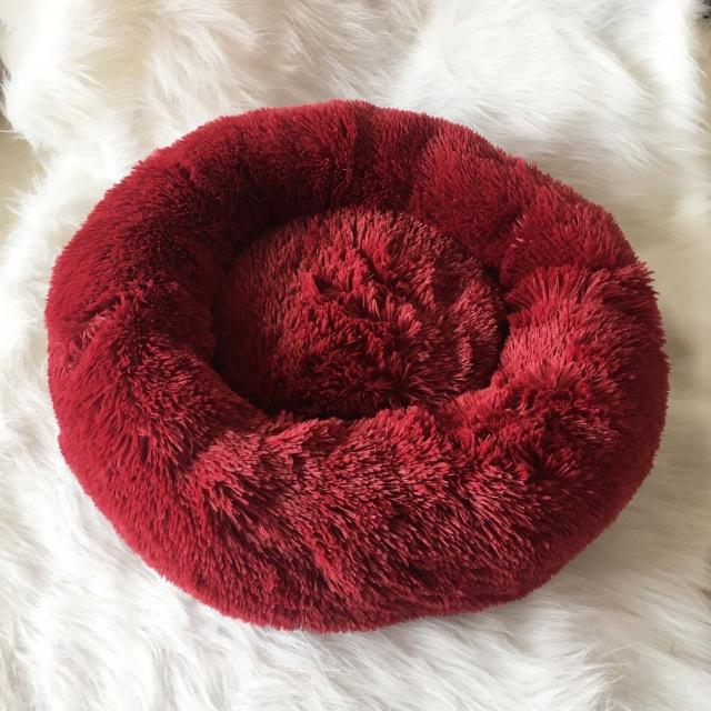 PurrElegance Luxe Donut Lit pour Chats et Chiens | Un endroit doux et élégant pour le repos de vos animaux