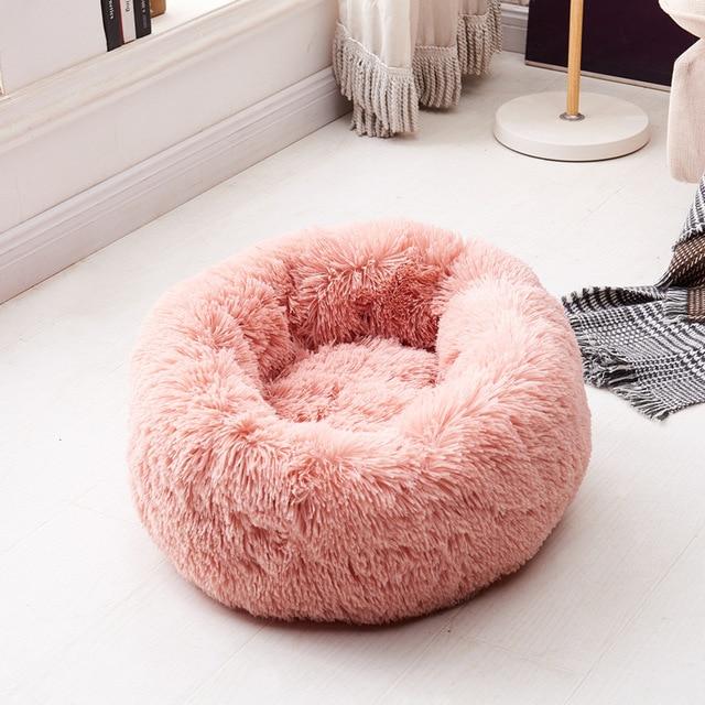 PurrElegance Luxe Donut Lit pour Chats et Chiens | Un endroit doux et élégant pour le repos de vos animaux