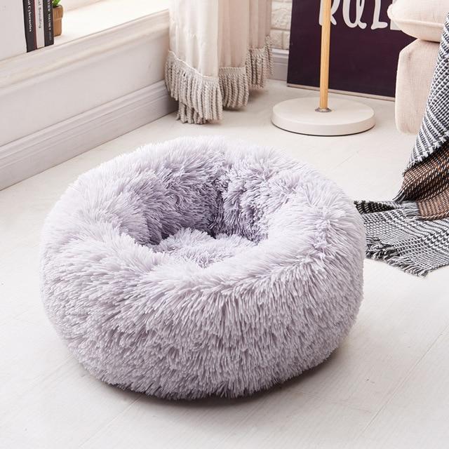 PurrElegance Luxe Donut Lit pour Chats et Chiens | Un endroit doux et élégant pour le repos de vos animaux