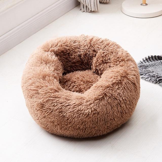 PurrElegance Luxe Donut Lit pour Chats et Chiens | Un endroit doux et élégant pour le repos de vos animaux