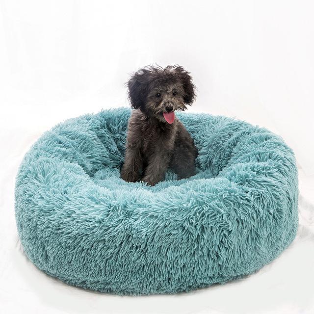 PurrElegance Luxe Donut Lit pour Chats et Chiens | Un endroit doux et élégant pour le repos de vos animaux