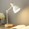 LuxeNordic Élégante Lampe de Bureau en Bois | Éclairage stylé pour un espace de travail moderne