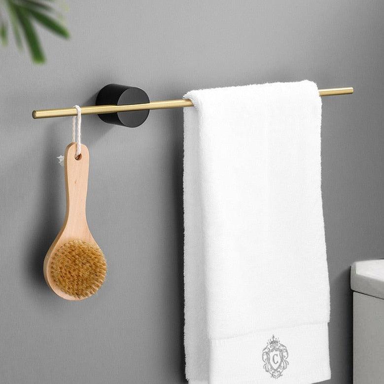 Étagère à Serviettes Luxe EleganceCraft | Étagère en métal élégante pour une expérience de salle de bain luxueuse