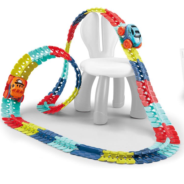 LuxoTrack Magnetic Play Track for Kids | Expérience de jeu créative et éducative avec des éléments magnétiques