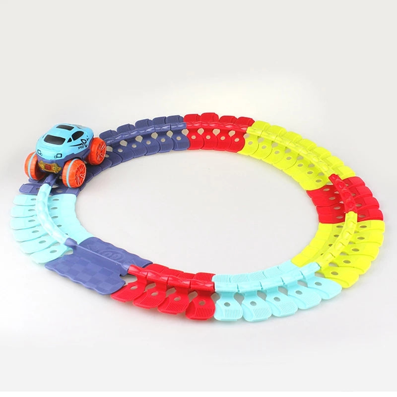 LuxoTrack Magnetic Play Track for Kids | Expérience de jeu créative et éducative avec des éléments magnétiques