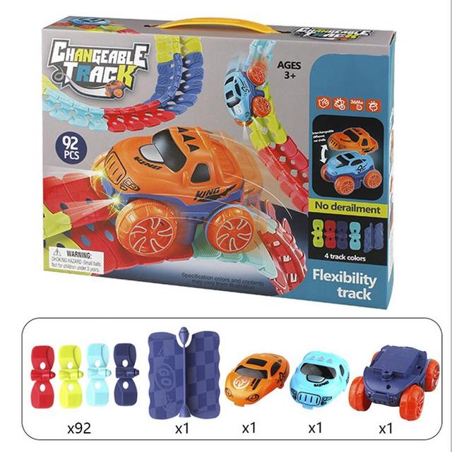 LuxoTrack Magnetic Play Track for Kids | Expérience de jeu créative et éducative avec des éléments magnétiques