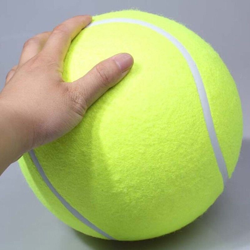 Balle de tennis XL pour chiens (24 cm) - GiantFetch