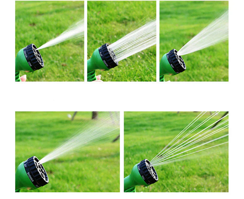 Tuyau de jardin rétractable avec buse de pulvérisation – FlexaFlow