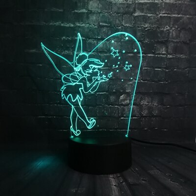 Veilleuse ToonLuxe 3D | Lampe de chambre à LED Mickey & Minnie avec télécommande