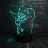 Veilleuse ToonLuxe 3D | Lampe de chambre à LED Mickey & Minnie avec télécommande