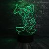 Veilleuse ToonLuxe 3D | Lampe de chambre à LED Mickey & Minnie avec télécommande