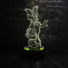 Veilleuse ToonLuxe 3D | Lampe de chambre à LED Mickey & Minnie avec télécommande